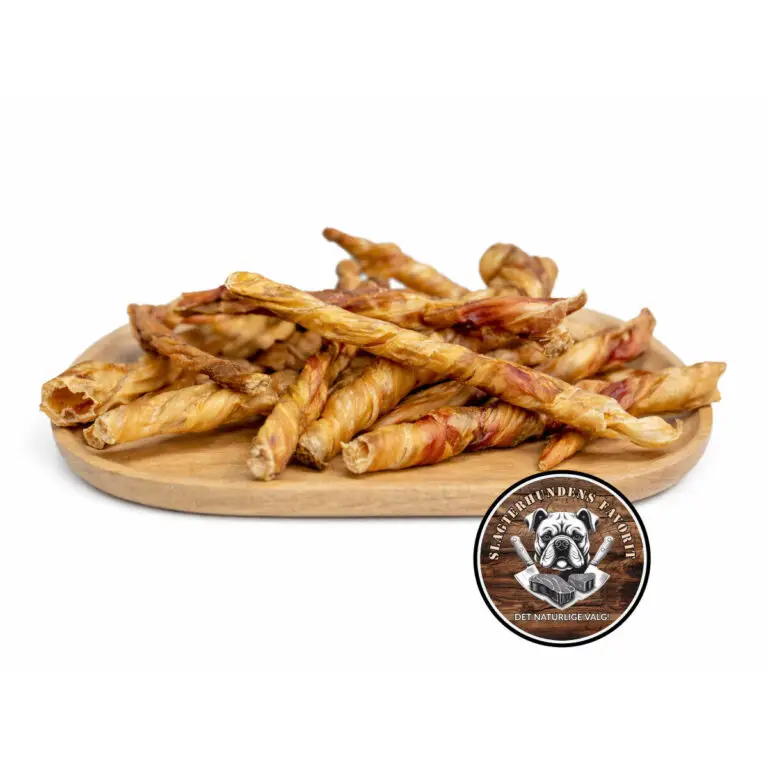 Slagterhundens Gourmet-Snack Snoet Kalveblære Naturlig Hundesnack 150 g