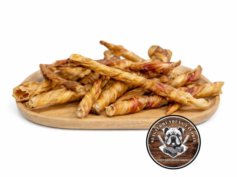 Slagterhundens Gourmet-Snack Snoet Kalveblære Naturlig Hundesnack 150 g