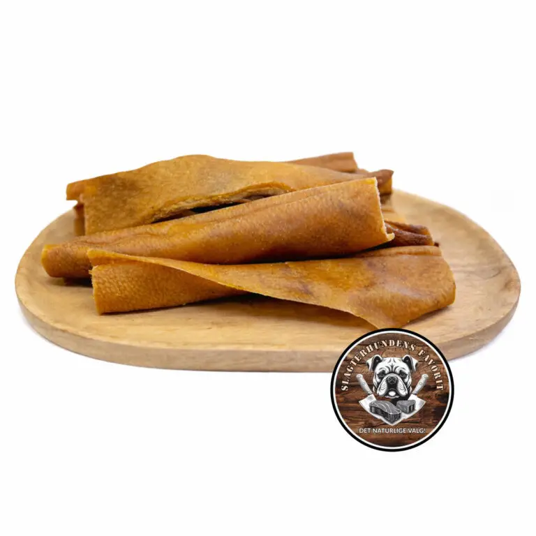 Slagterhundens Gourmet-Snack Vildsvinehud Naturlig Hundesnack 200 g