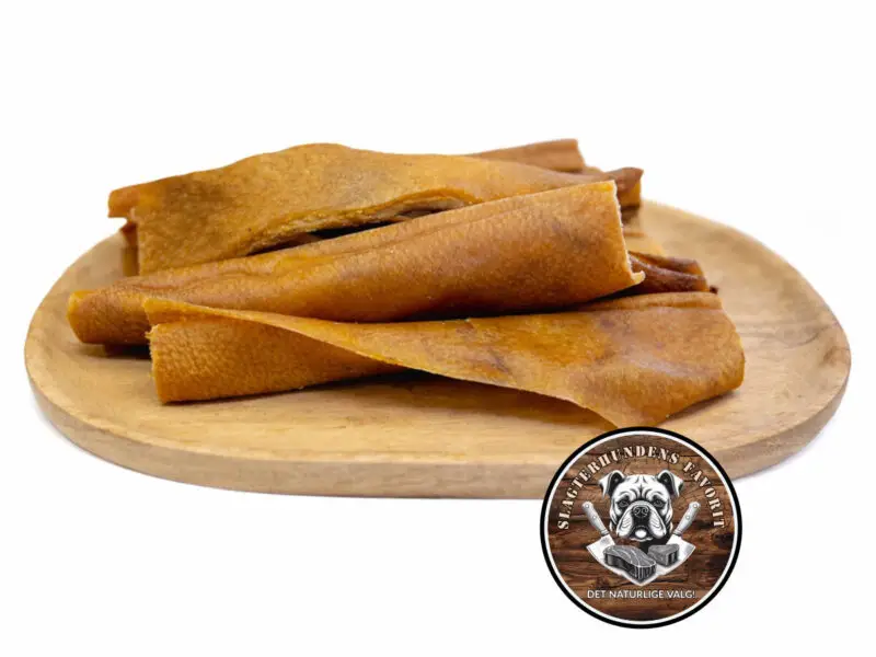 Slagterhundens Gourmet-Snack Vildsvinehud Naturlig Hundesnack 200 g