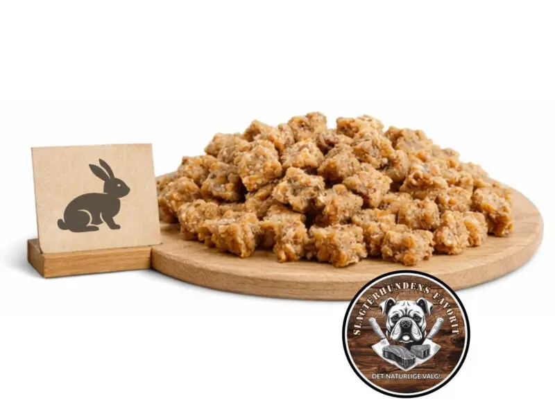 Slagterhundens Gourmet-Bidder 100% Kanin Naturlig Hundegodbid 100 g