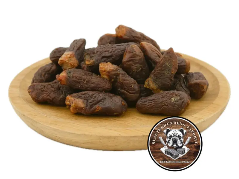 Slagterhundens Gourmet-Snack Kyllingehjerter Naturlig Hundesnack 90 g