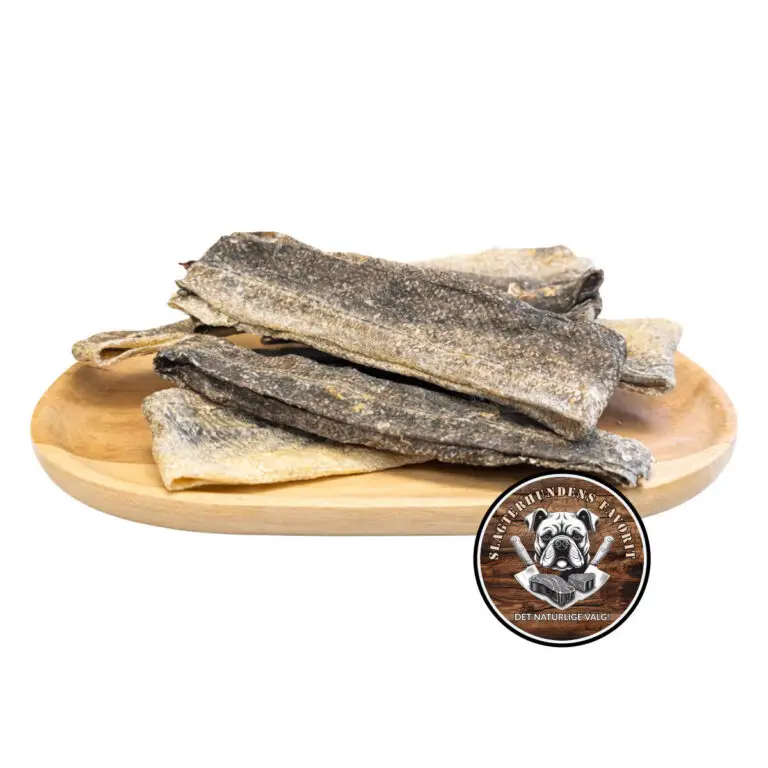 Slagterhundens Gourmet-Snack Tørret Torskeskind Naturlig Hundesnack 80 g