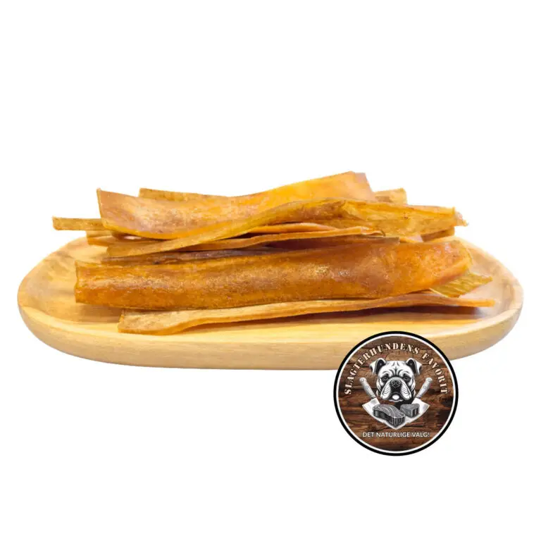 Slagterhundens Gourmet-Snack Oksehuds Sticks Naturlig Hundesnack 200 g