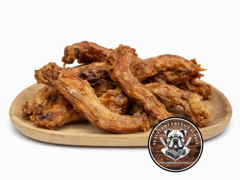 Slagterhundens Gourmet-Snack Kyllingehalse Naturlig Hundesnack 150 g