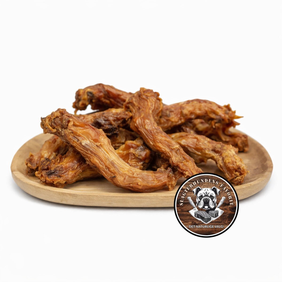 Slagterhundens Gourmet-Snack Kyllingehalse Naturlig Hundesnack 150 g