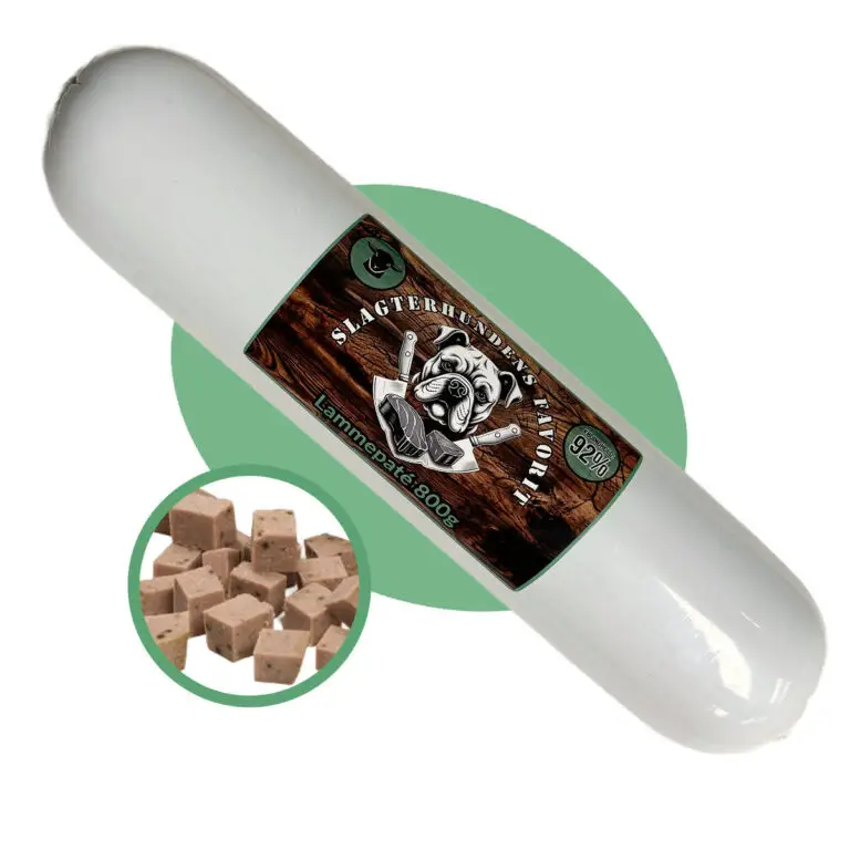 Slagterhundens Favorit Lamme Paté Træningspølse 800 g