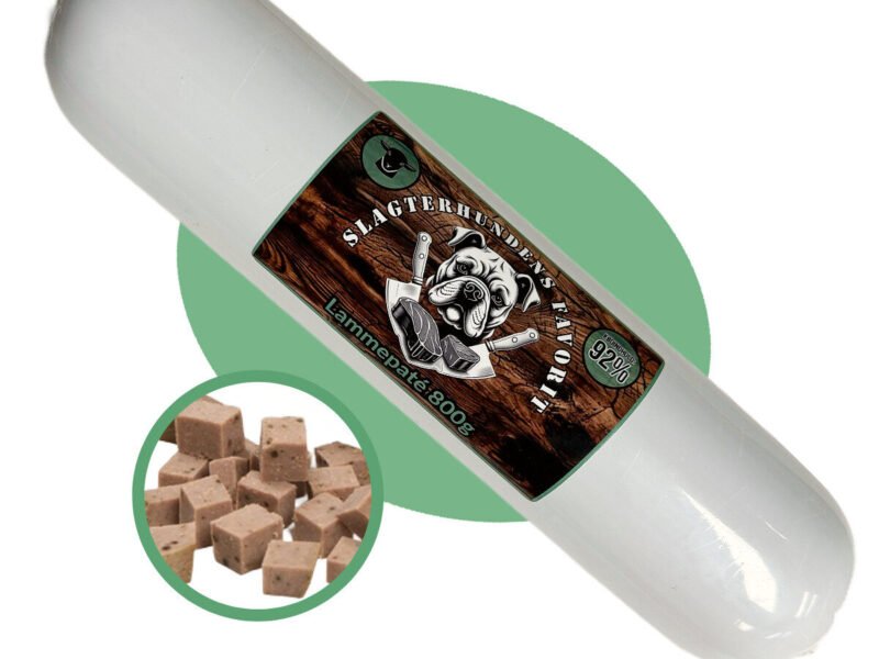 Slagterhundens Favorit Lamme Paté Træningspølse 800 g