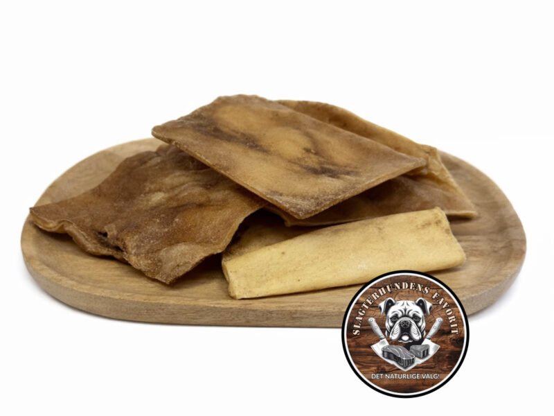 Slagterhundens Gourmet-Snack Tyggechips Naturlig Hundesnack 4 stk