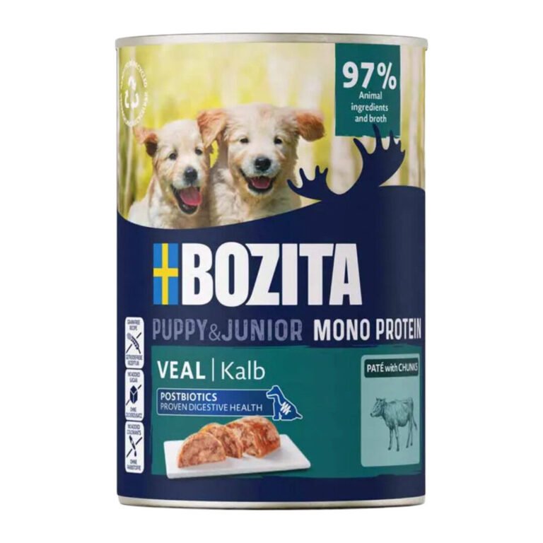 Bozita Vådfoder Til Hvalpe Kalv Mono Protein 400 g