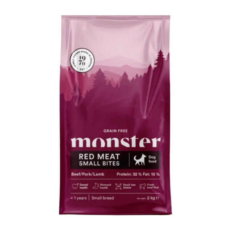 Monster Red Meat Adult Small Bites Hundefoder