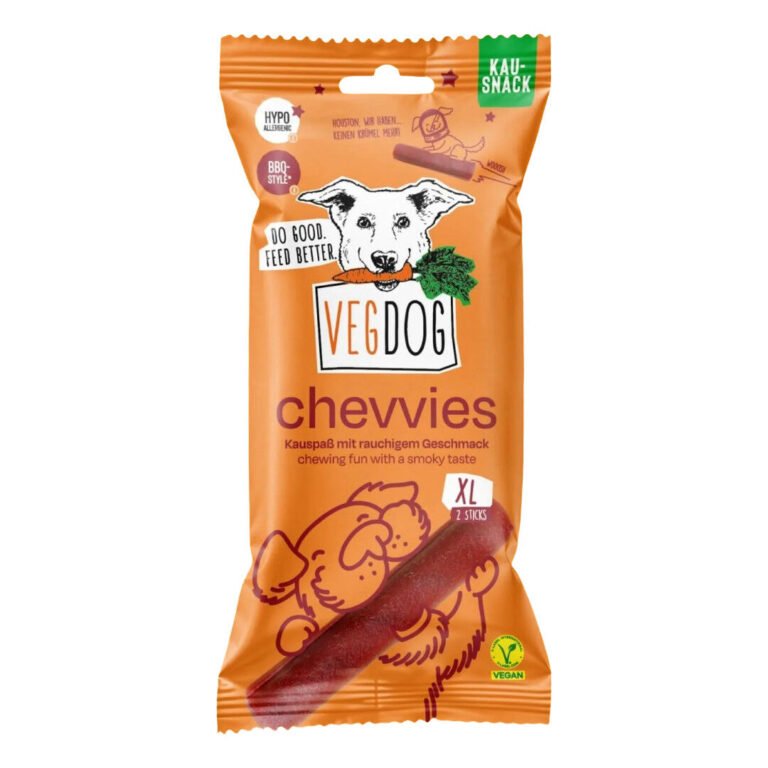 VegDog XL Chevvies Vegansk Godbid Tyggestænger