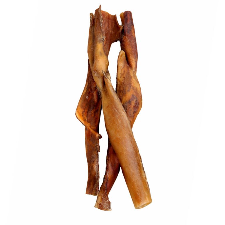 Tyggestang Naturligt Tørret Oksepandebrask 30 cm