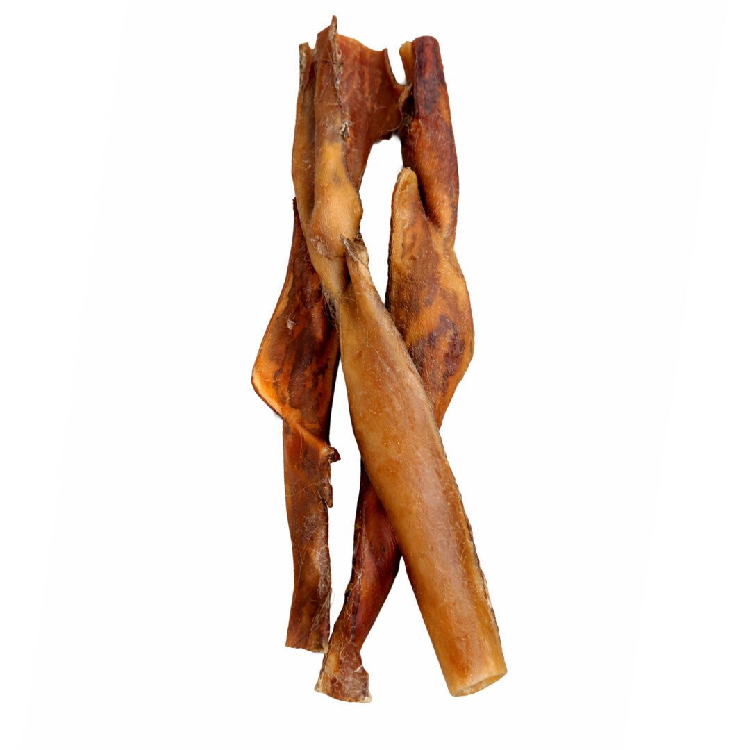 Tyggestang Naturligt Tørret Oksepandebrask 30 cm