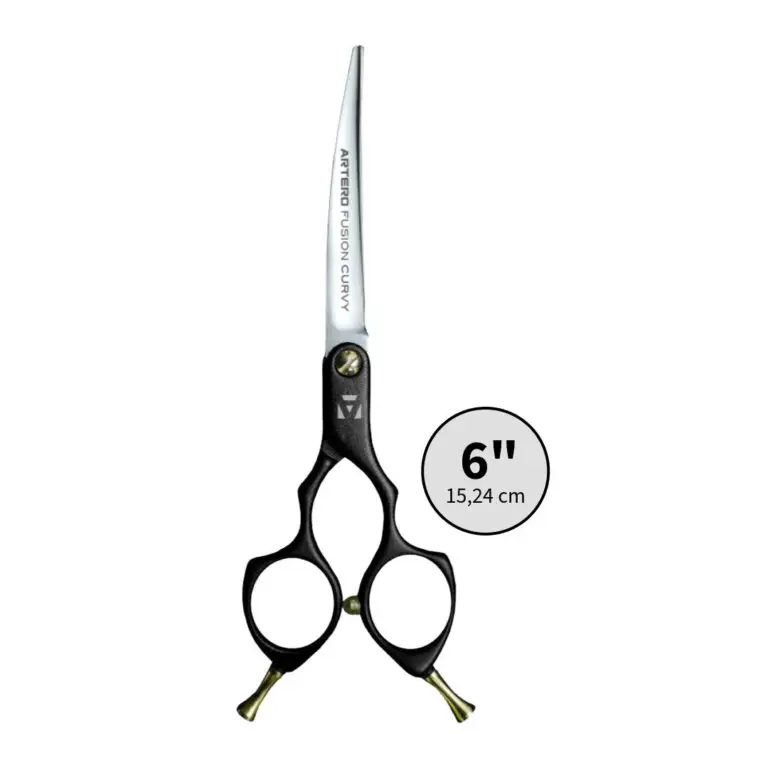Artero Fusion Curvy Sort Buet Frisørsaks 6"