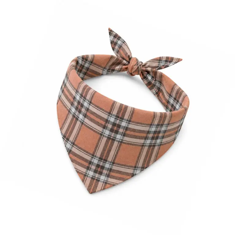 Bandana Charmeklud Brun Store Tern