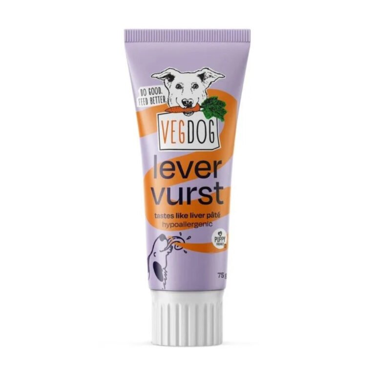 VegDog Lever Vurst Tubesnack Vegansk Godbid 75 g