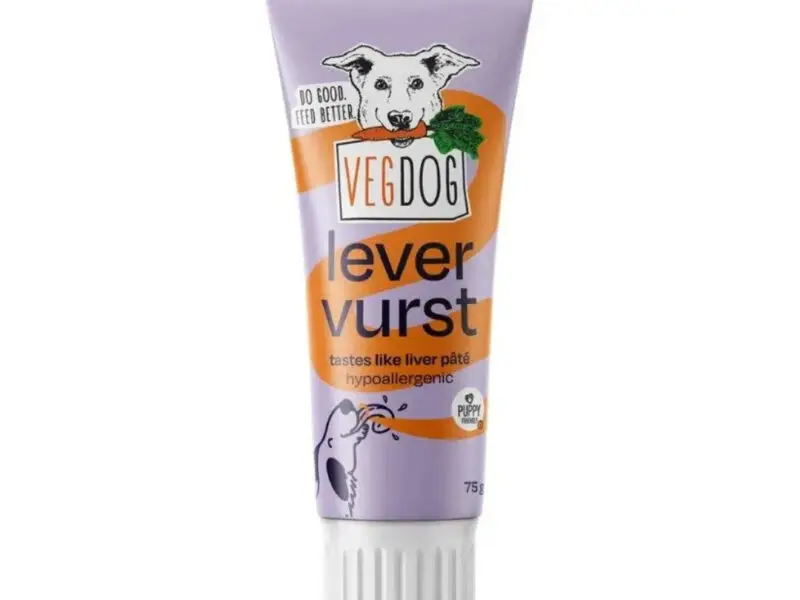 VegDog Lever Vurst Tubesnack Vegansk Godbid 75 g