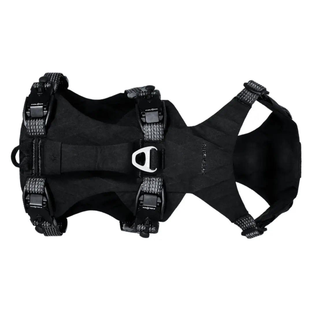 Ruffwear Hundesele Ridgeline Fidlock Obsidian Black - Billede 5