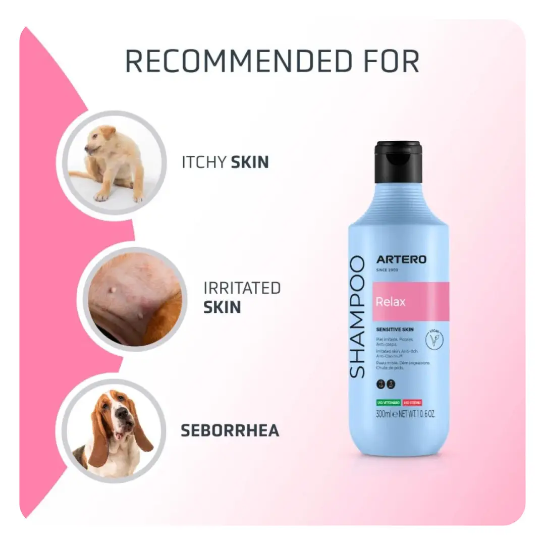Artero Relax Hundeshampoo Til Sensitiv Hud 300 ml - Billede 2