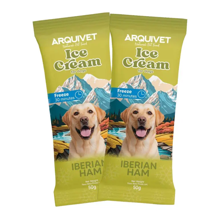 Arquivet Ice Cream Hundeis Med Skinke 50 g