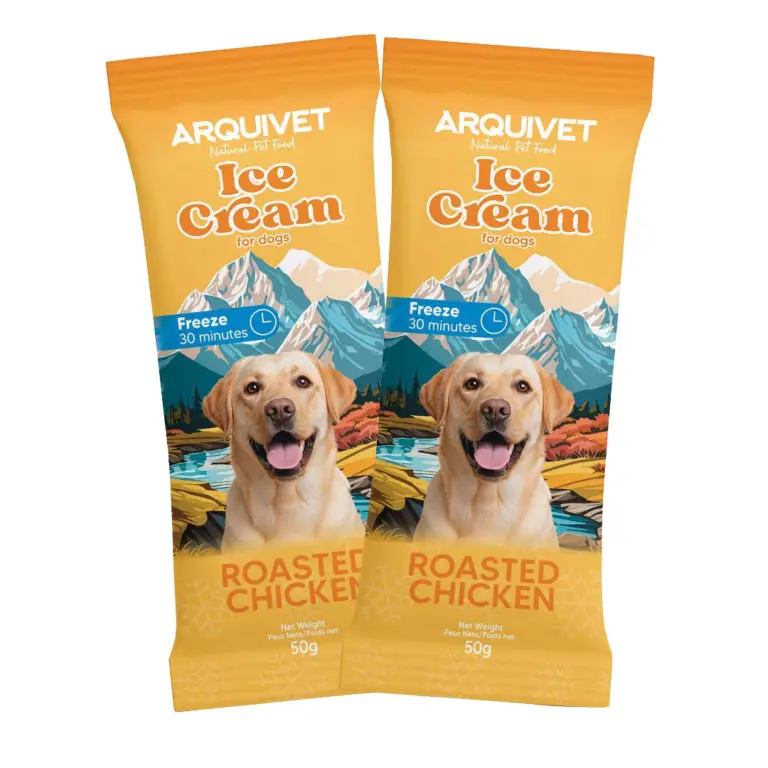 Arquivet Ice Cream Hundeis Med Kylling 50 g