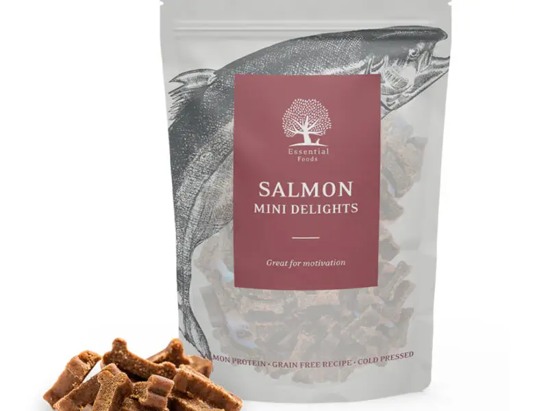 Essential Salmon Mini Delights Træningsgodbidder 100 g