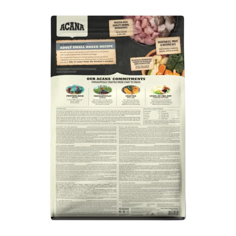 Acana Adult Small Breed Recipe Kylling Hundefoder