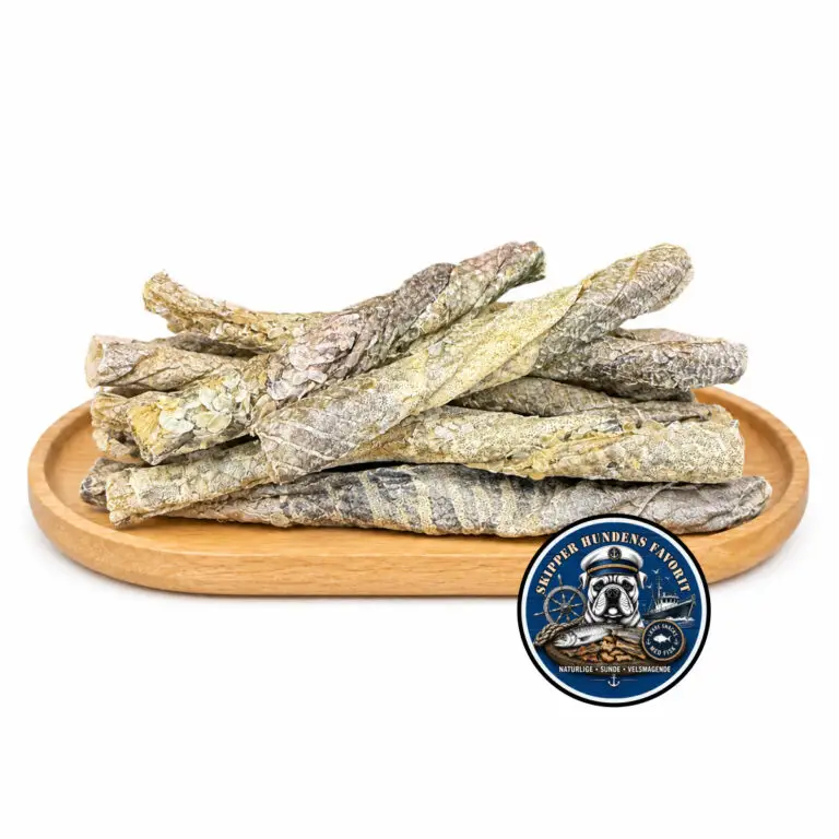 Skipperhundens Favorit Snoet Torskeskind Naturlig Hundesnack 100 g