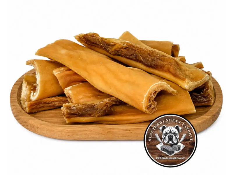 Slagterhundens Gourmet-Snack Oksepandelapper Naturlig Hundesnack 200 g
