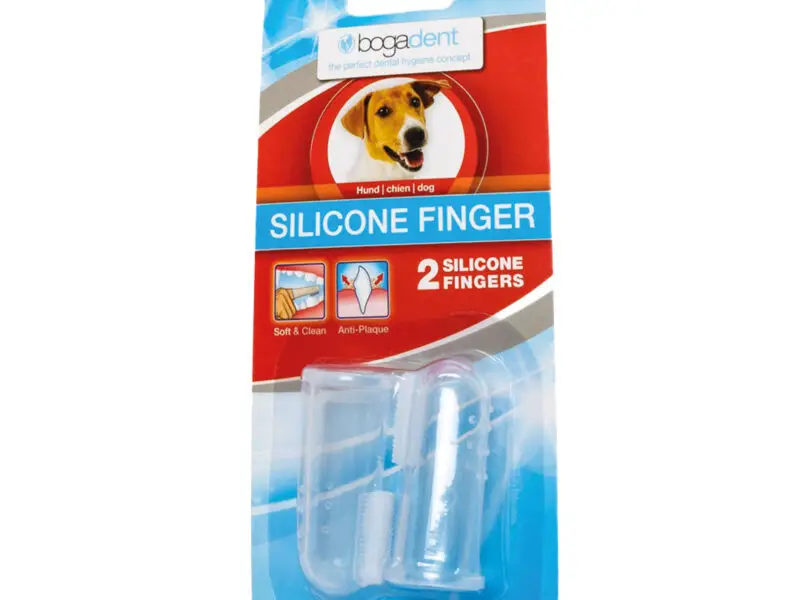 Bogadent Gummi Fingertandbørste 2 stk