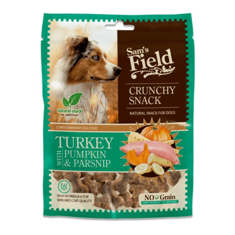 Sams Field Crunchy Cracker Kalkun & Græskar 200 g