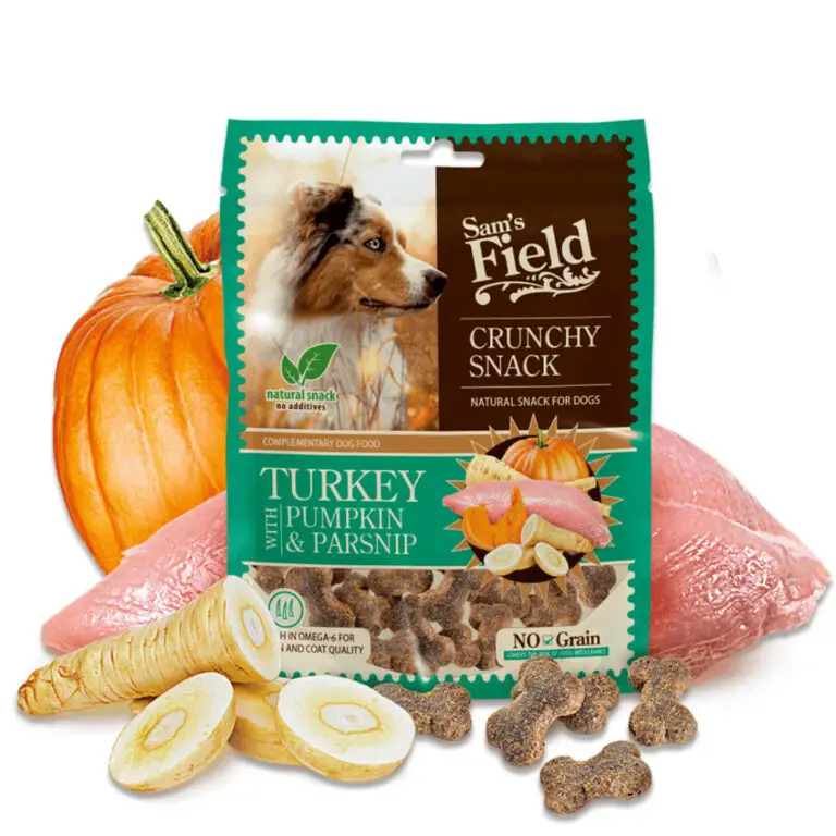 Sams Field Crunchy Cracker Kalkun & Græskar 200 g