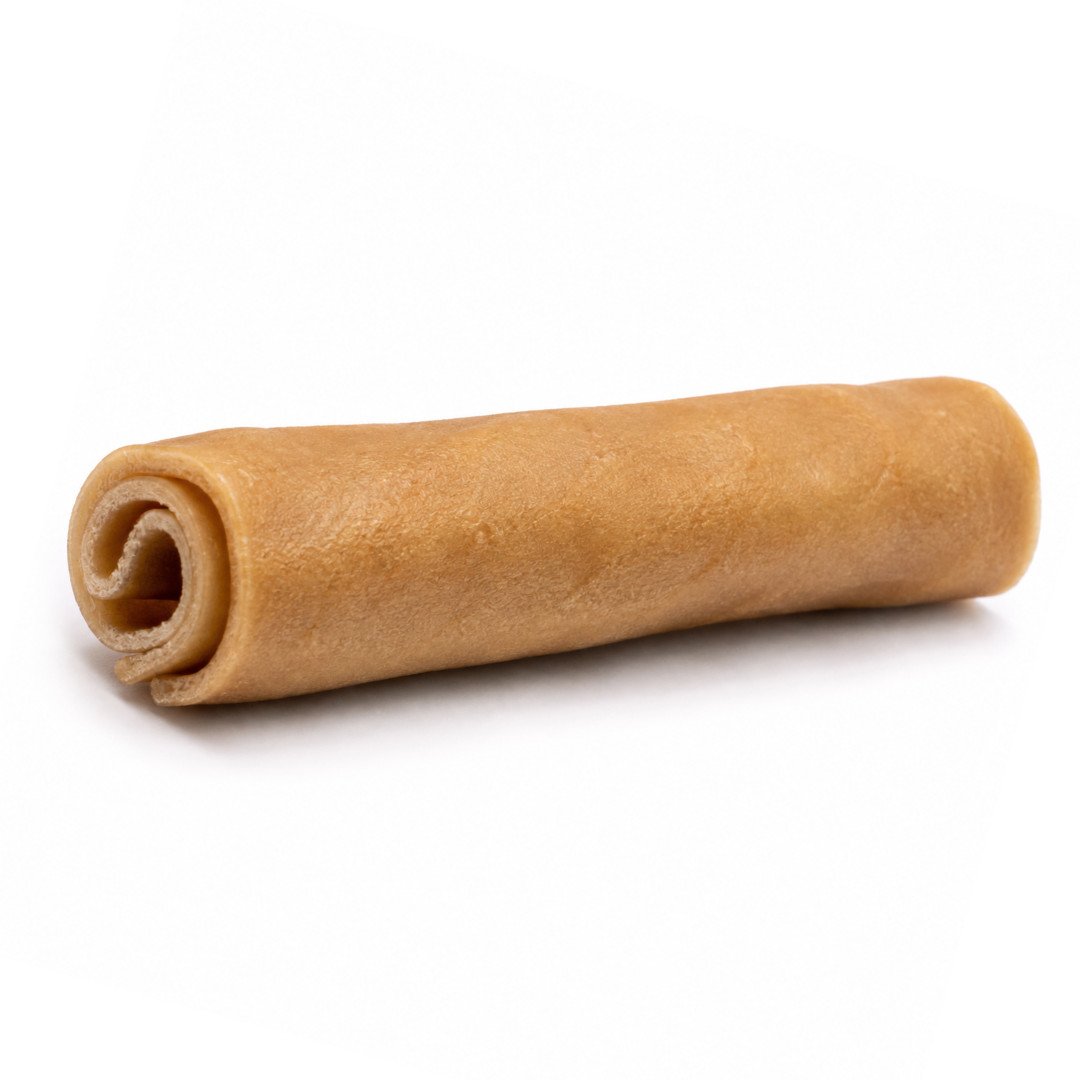 XL Kraftig Tyggerulle Oksehovedhud 24 cm