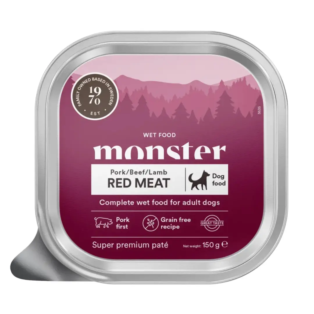 Monster Vådfoder Red Meat Adult Pate 150 g