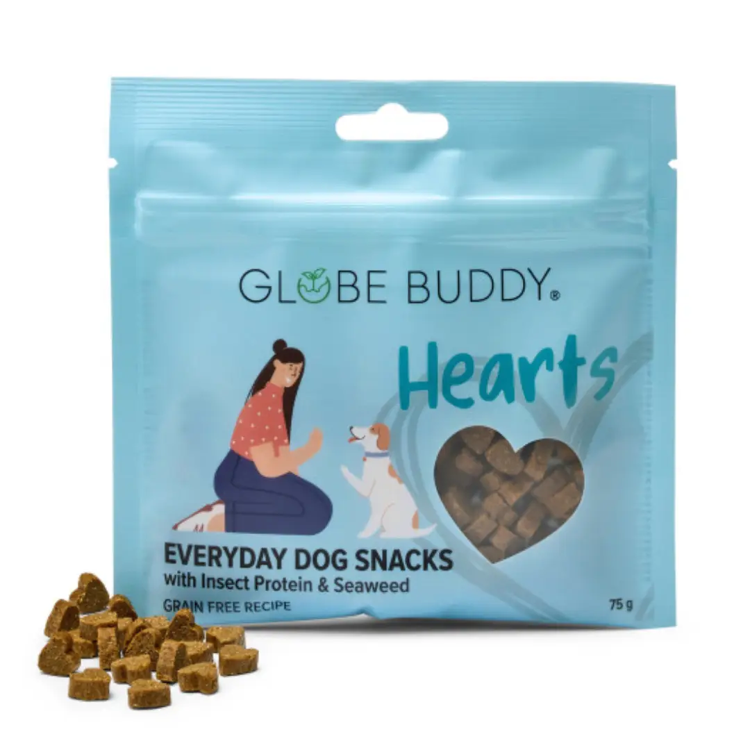 Globe Buddy Hearts Godbidder Insektprotein & Tang 75 g