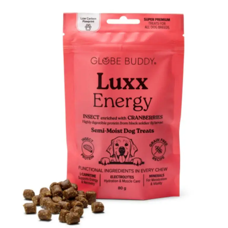 Globe Buddy Luxx Energy Insektprotein & Tranebær 80 g