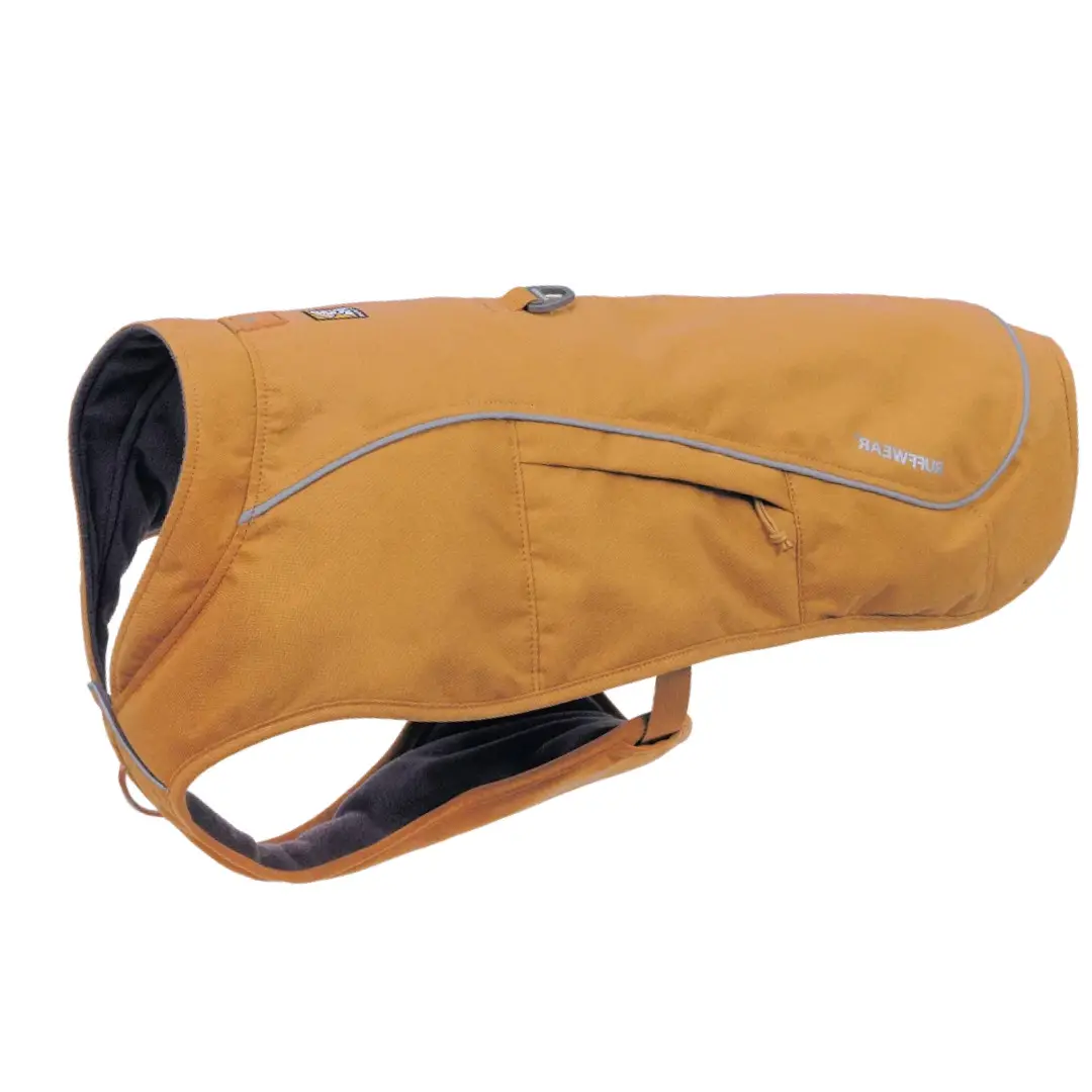 Ruffwear Overcoat Fuse Brun Vinterjakke Med Integreret Sele