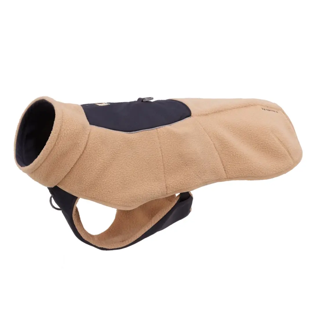 Ruffwear Timberline Fuse Beige Fleecejakke Med Integreret Sele