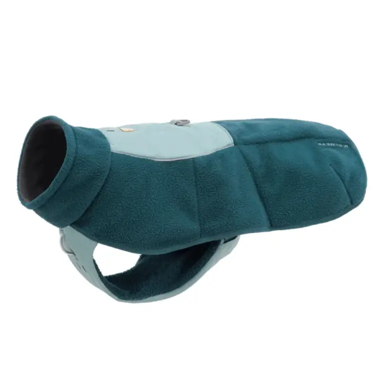 Ruffwear Timberline Fuse Mørkegrøn Fleecejakke Med Integreret Sele