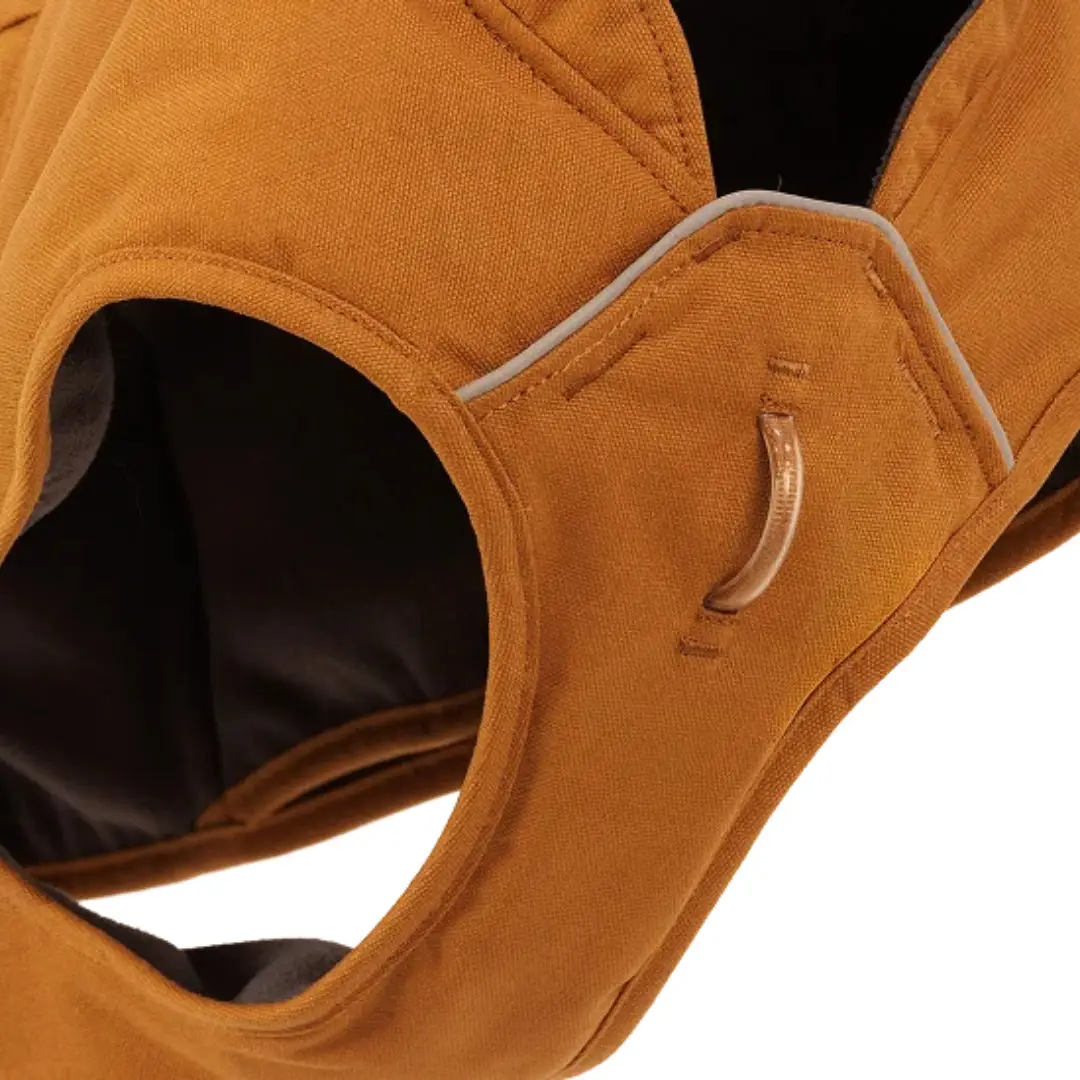 Ruffwear Overcoat Fuse Brun Vinterjakke Med Integreret Sele - Billede 3