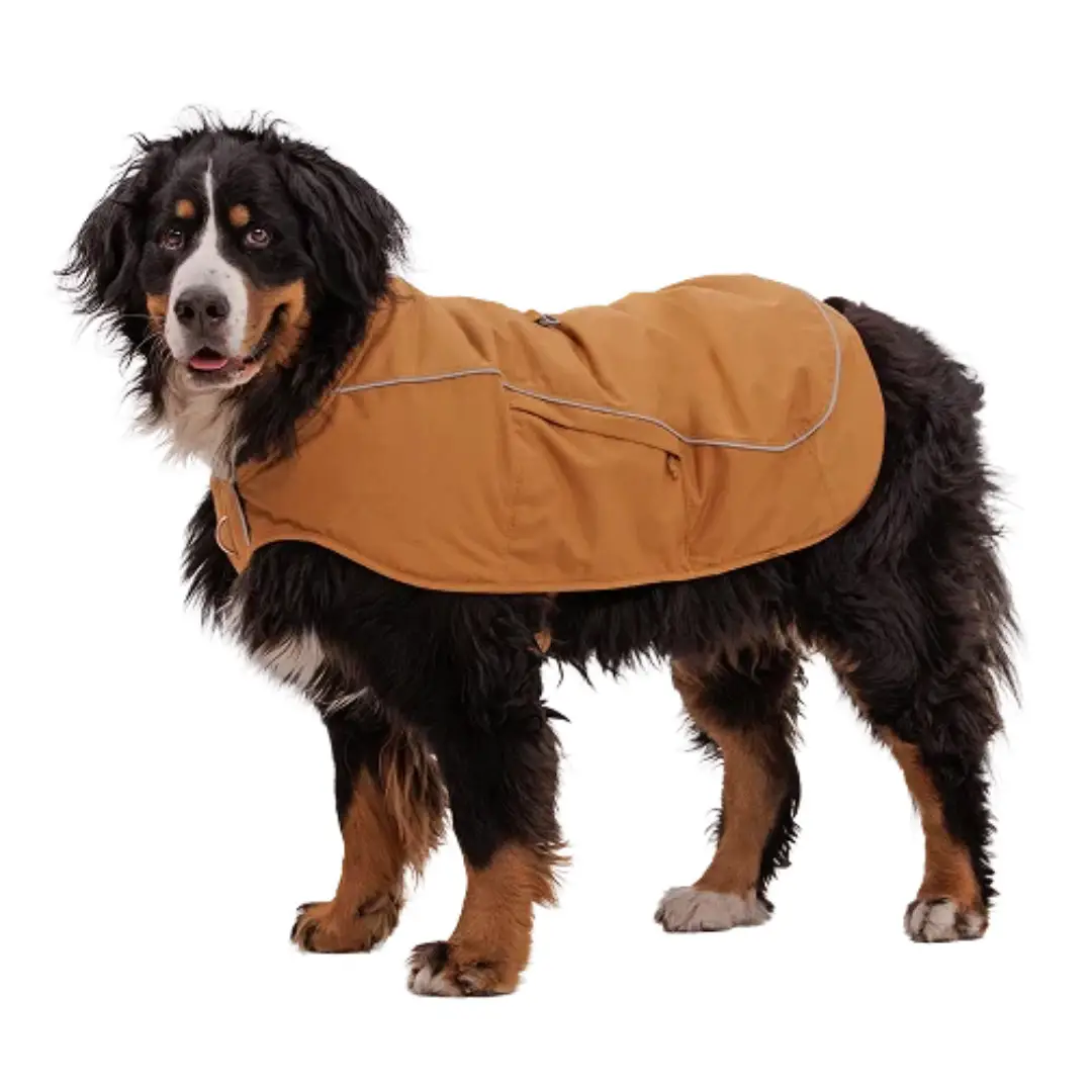 Ruffwear Overcoat Fuse Brun Vinterjakke Med Integreret Sele - Billede 5