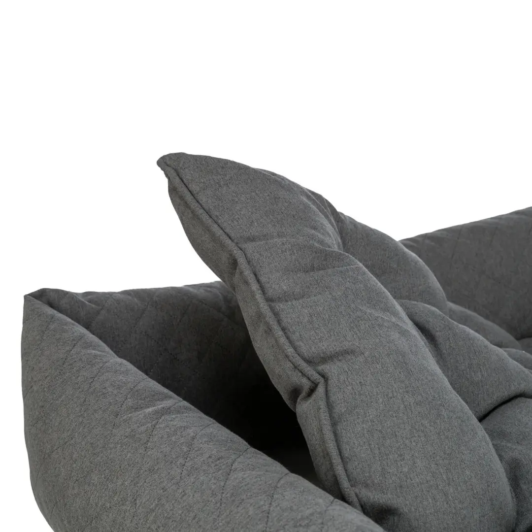 Trixie Caliente Quilted Firkantet Hundeseng Mørkegrå - Billede 3
