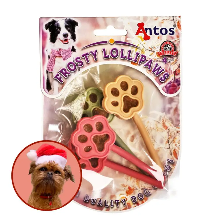 Antos Julegodbidder Frosty Lollipaws Kylling, Tranebær & Spinat