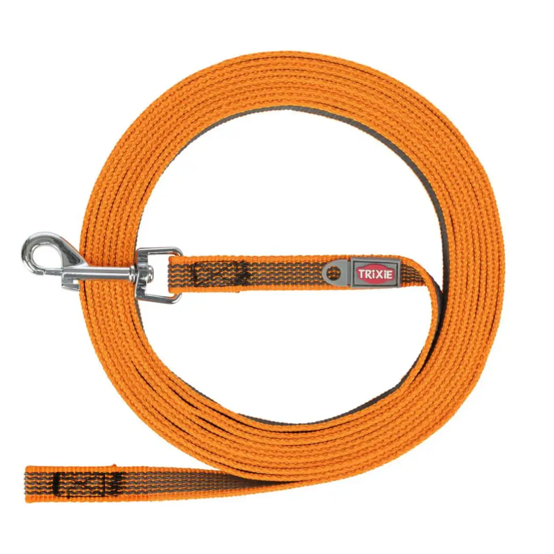 Trixie Sporline Nylon Easy-Grip Træningsline Orange