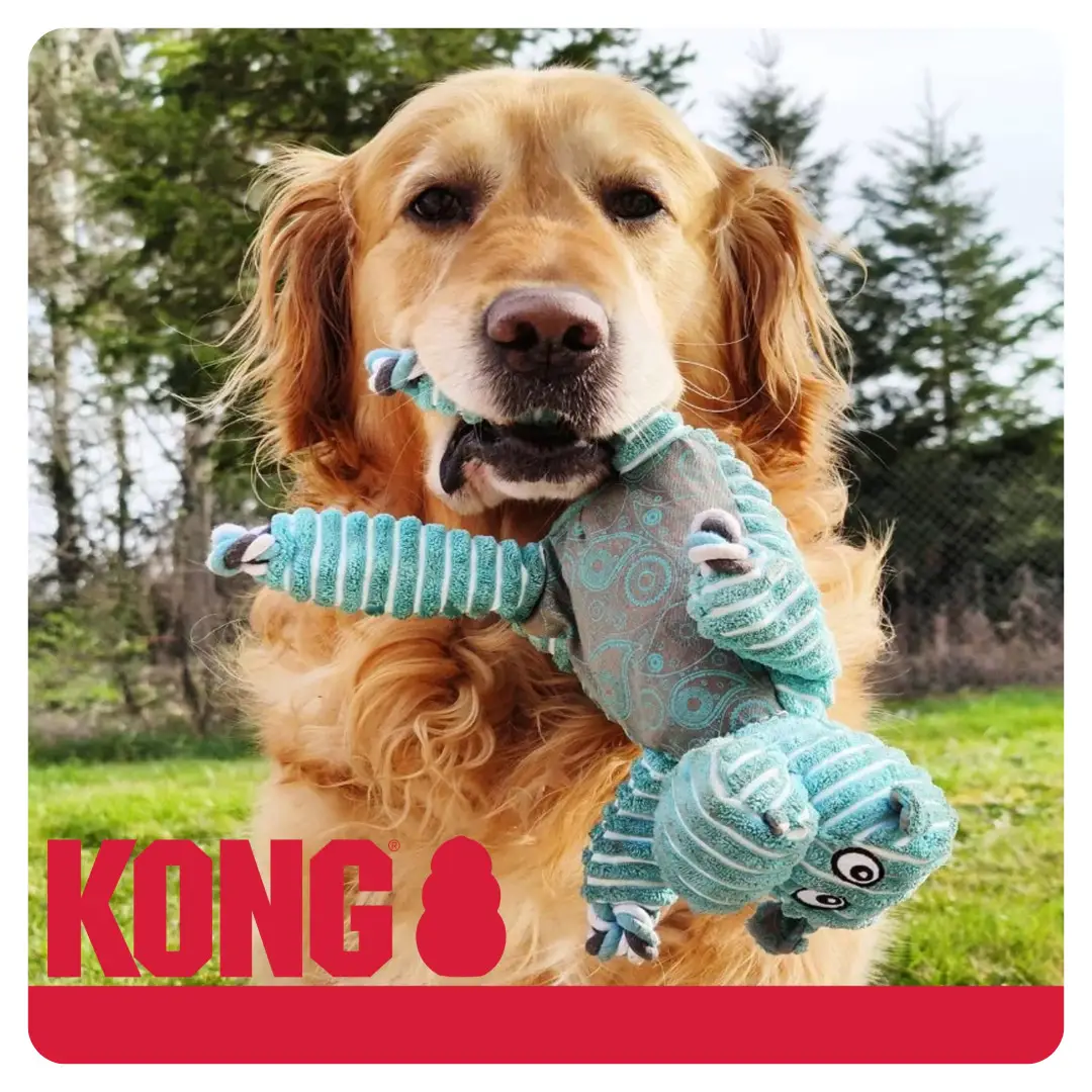 KONG Floppy Knots Flodhest XL Hundelegetøj - Billede 4