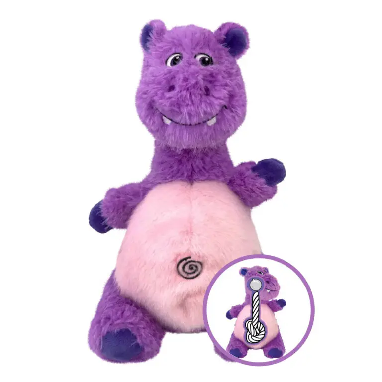 KONG Knots Belly Flodhest Medium/Large Hundelegetøj