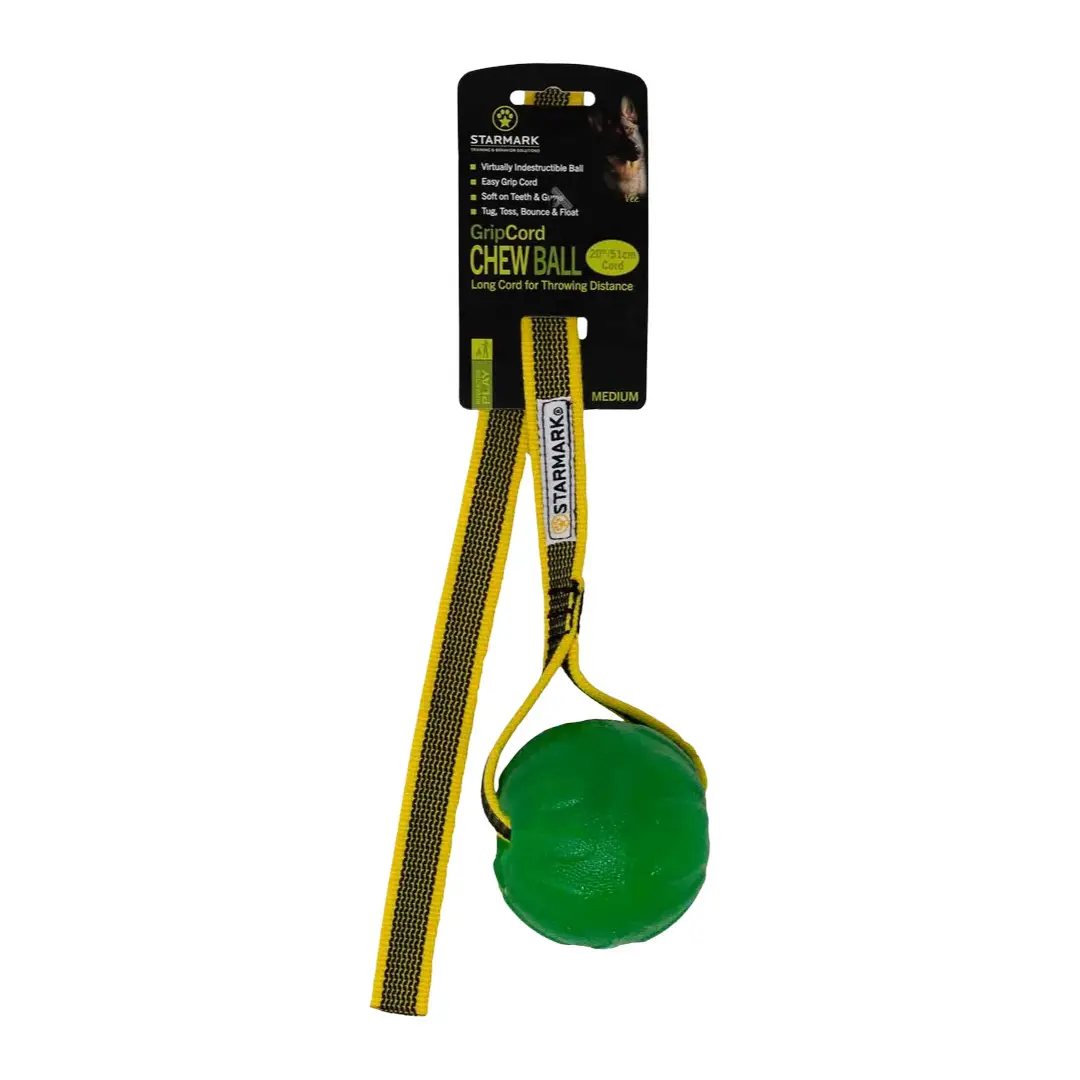 Starmark Gripcord Chew Ball Medium Træningsbold - Billede 3