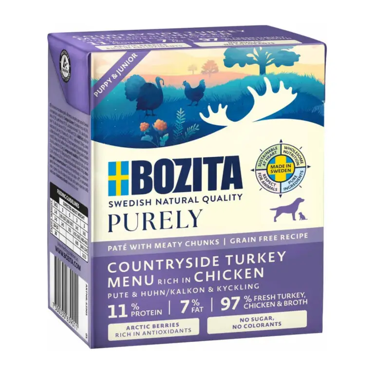 Bozita Purely Pate Puppy & Junior Hvalpevådfoder 370 g