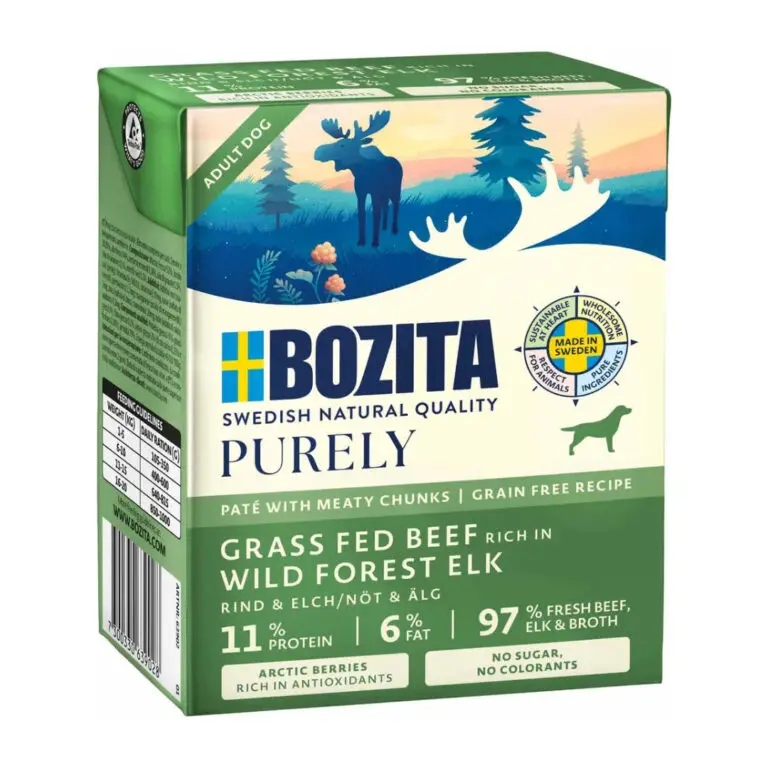 Bozita Purely Pate Okse & Elg Vådfoder 370 g